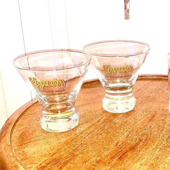 Set 2 Kahlua Collectible Barware glasses - Picture 1 of 4